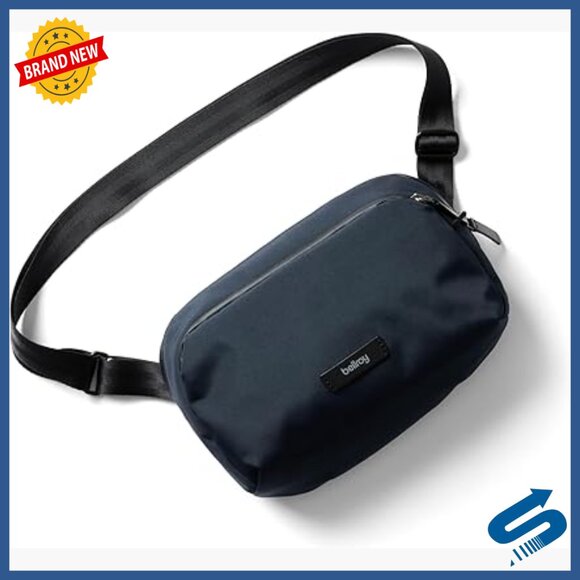 5L Travel Crossbody Sling Bag with Water-Resistant Nylon & RFID Pocket